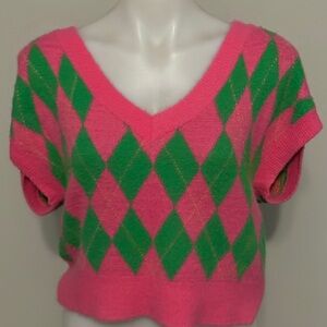 Free People Pink Knit Sweater